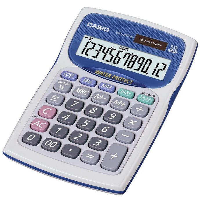 Casio Waterproof Calculator WM220MSBU