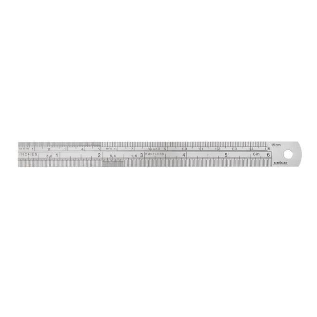 Celco Stanless Steel Ruler 15cm
