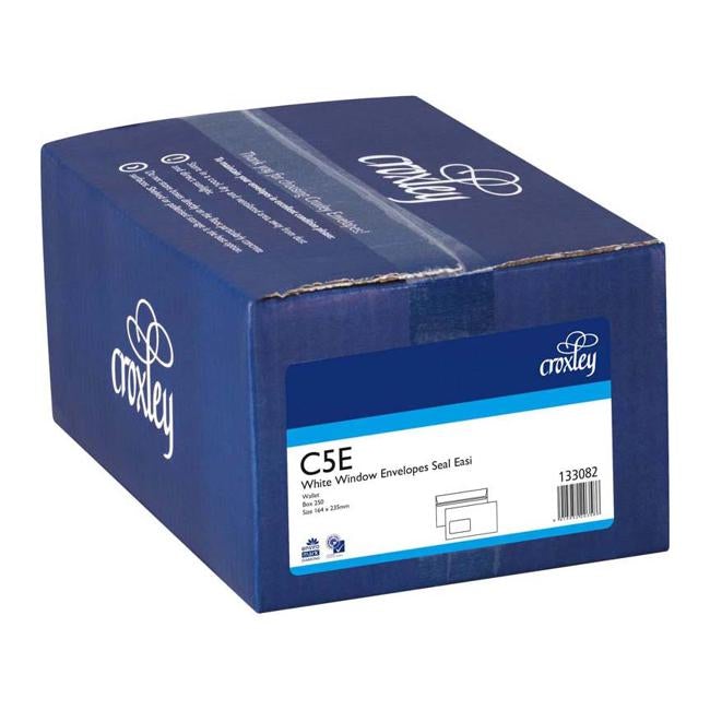 Croxley Envelope C5E Window Seal Easi Wallet Box 250