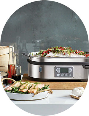 Breville Banquet Electric Frypan, BEF250GRY - Cooking