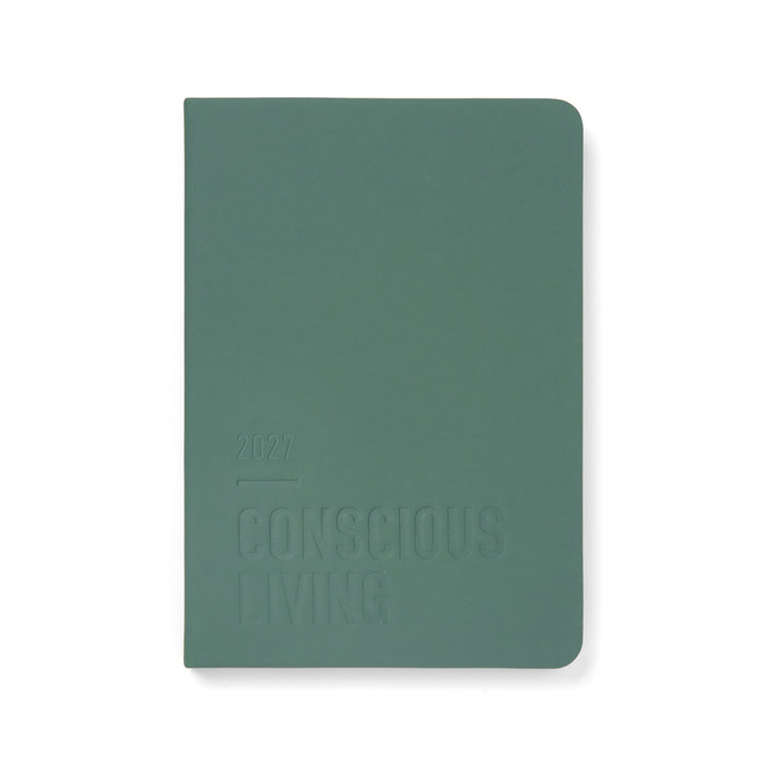 Letts of London Diary Conscious Evergreen A5 Week to View Pine 2027