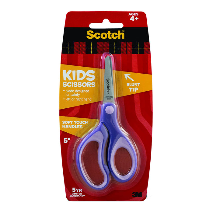Scotch Kids Soft Grip Scissors 1442B 5 Inch Purple