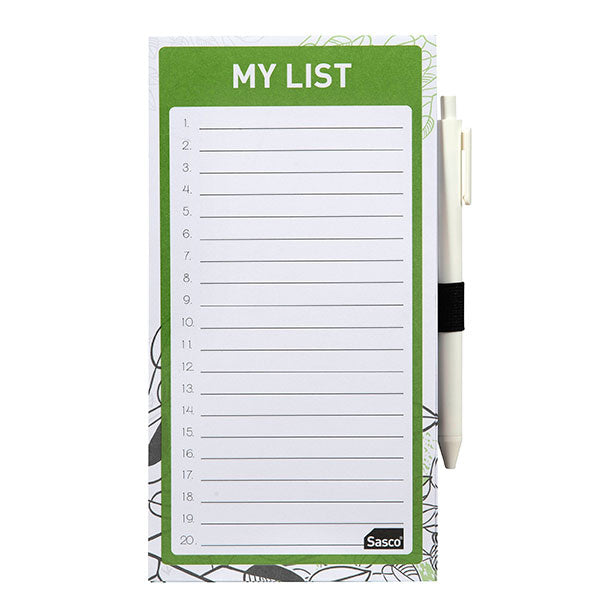 SASCO ECO MAGNETIC LIST PAD 110 X 210MM
