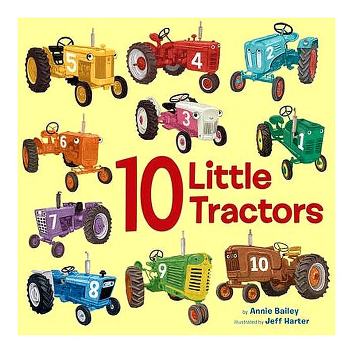 10 Little Tractors Board Book_1