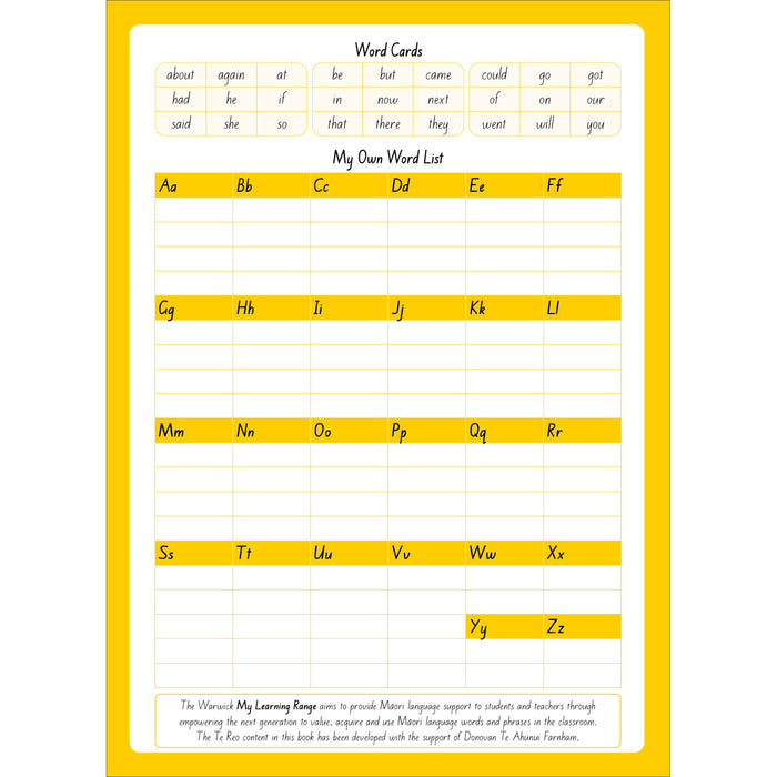 Warwick My Writing Book 2 12mm Ruled 64 Page