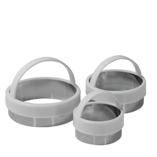 Avanti Set Of 3 Straight Edge Cookie Cutters With White Plastic Handle 12086 1