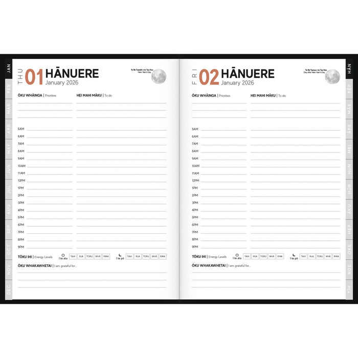 Tuhi Diary A41 Day Per Page Rātaka Taniko 2027