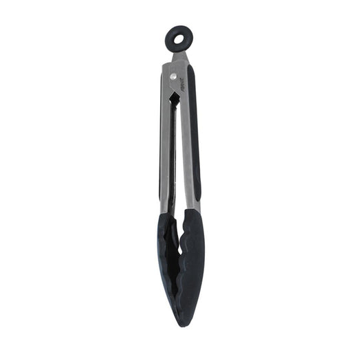 Avanti Silicone Tongs With Stainless Steel Handle 23Cm - Black 13201 1