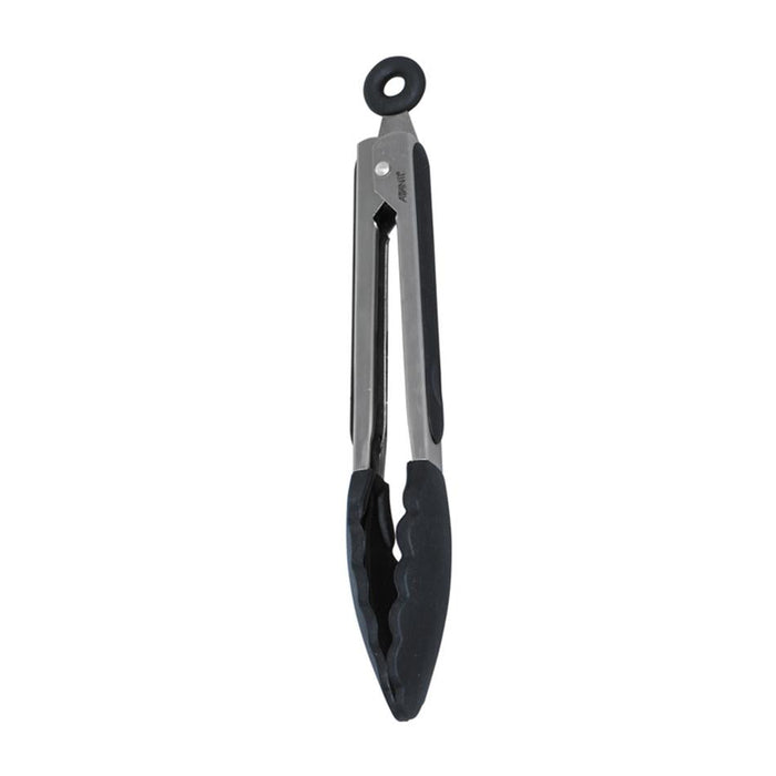 Avanti Silicone Tongs With Stainless Steel Handle 23Cm - Black 13201 1