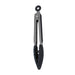 Avanti Silicone Tongs With Stainless Steel Handle 23Cm - Black 13201 1