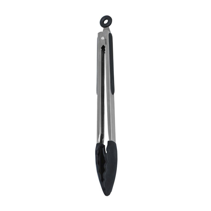 Avanti Silicone Tongs With Stainless Steel Handle 30Cm - Black 13203 1