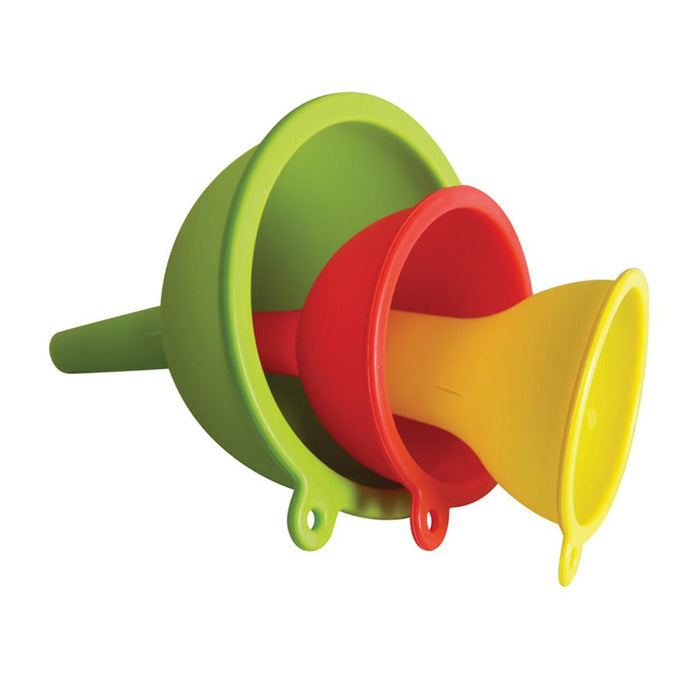 Silicone Funnel Set 3 Piece Set Small