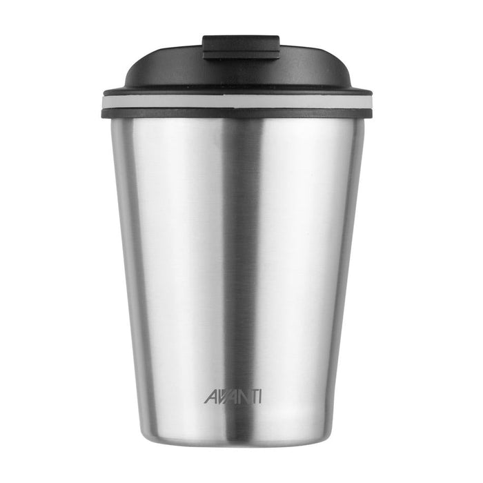 Avanti Gocup Double Wall Insulated Cup - Brushed Stainless Steel - 236Ml 1