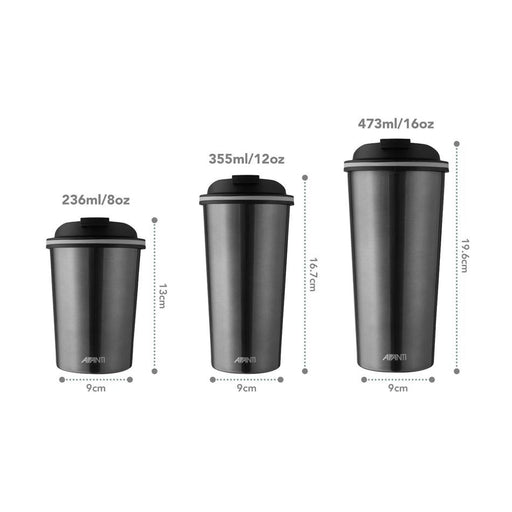 Avanti Gocup Double Wall Insulated Cup - Gunmetal - 355Ml 13473 2