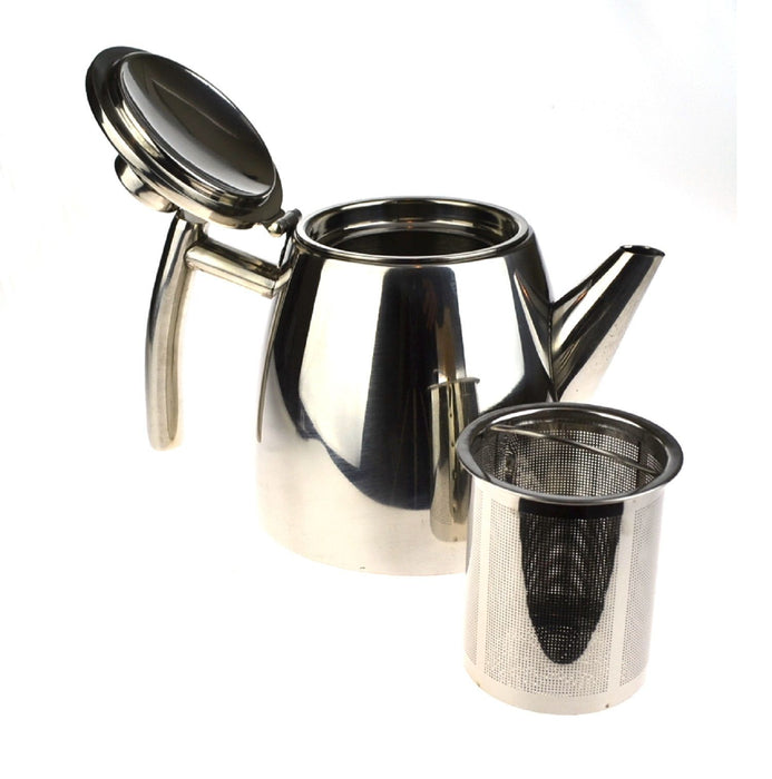Avanti Modena Double Wall Teapot - 600ml - Stainless Steel, 18/8