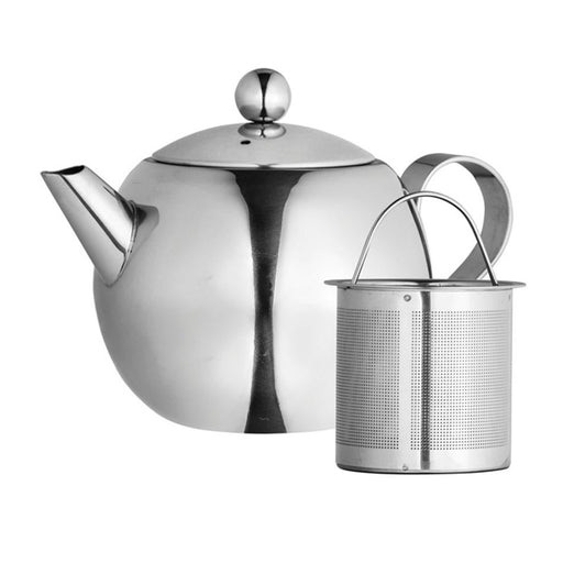 Avanti Nouveau Teapot With Laser Etched Infuser - 500Ml - Stainless Steel 1