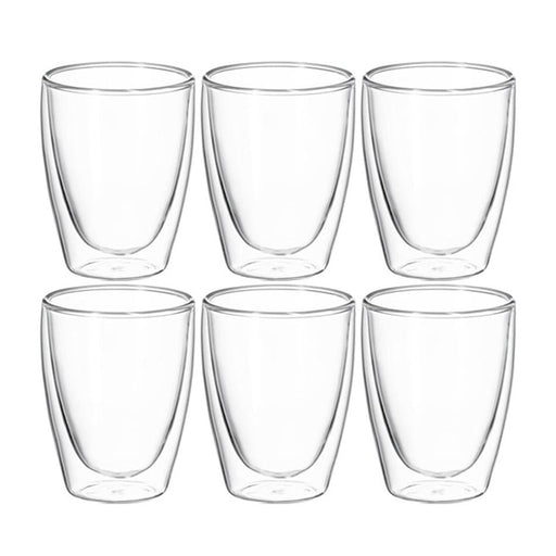 Avanti Caffe Twin Wall Glass - Set Of 6 - 250Ml 15366 1