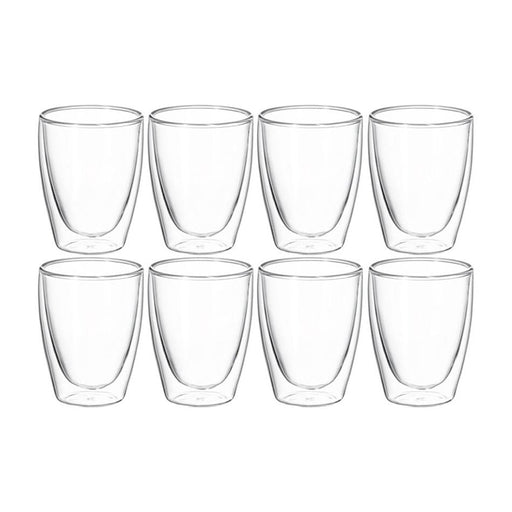Avanti Caffe Twin Wall Glass - Set Of 8 - 250Ml 15526 1