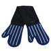 Avanti Silicone Double Oven Mitts - Butcher Stripe 16582 1