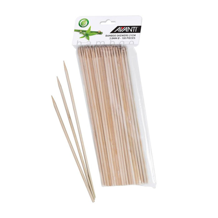 Avanti Bamboo Skewers 25Cm - 100 Piece Pack 16689 1
