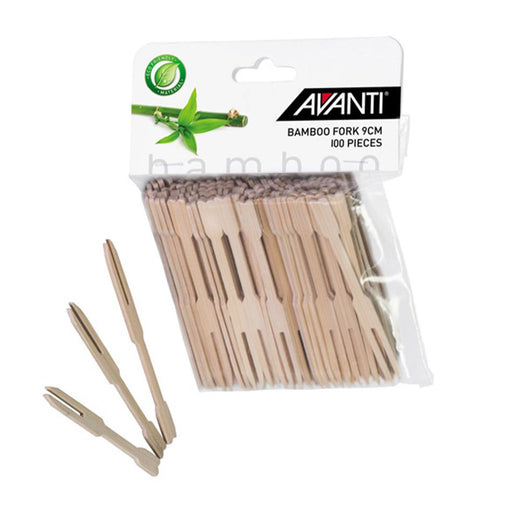 Avanti Bamboo Forks - 9cm 50 Piece Pack 16695 1
