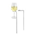 Avanti Chrome Plated Stemmed Glass Sticks - Set Of 2 16707 1