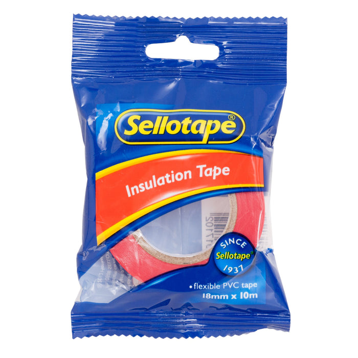 Sellotape Insulation Tape Mixed 18mm x 10m Pack of 8