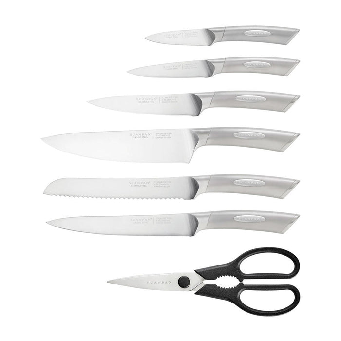 Scanpan Classic Steel 8 Piece Eclipse Knife Block Set 2