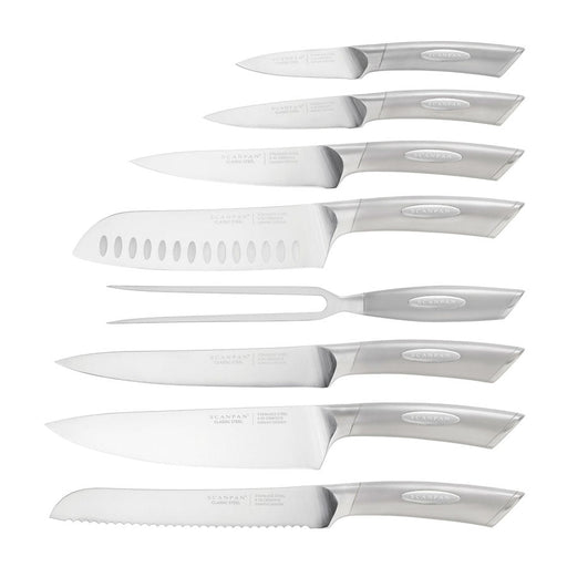 Scanpan Classic Steel 9 Piece Knife Block Set 2