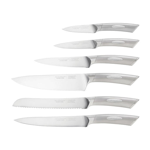 Scanpan Classic Steel 7 Piece Step Knife Block Set 2