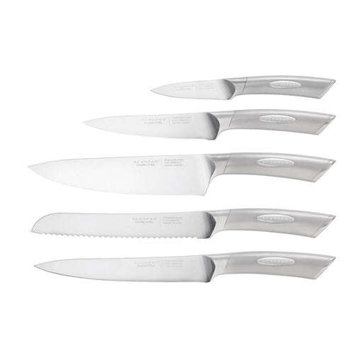 Scanpan Kalo 6 Piece Knife Block Set - Walnut 2