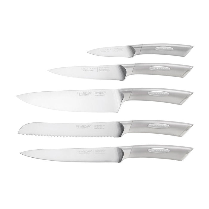 Scanpan Kalo 6 Piece Knife Block Set - Walnut 2
