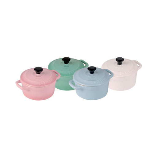 Chasseur Macaron Collection 4-Piece Mini Cocotte Set 1