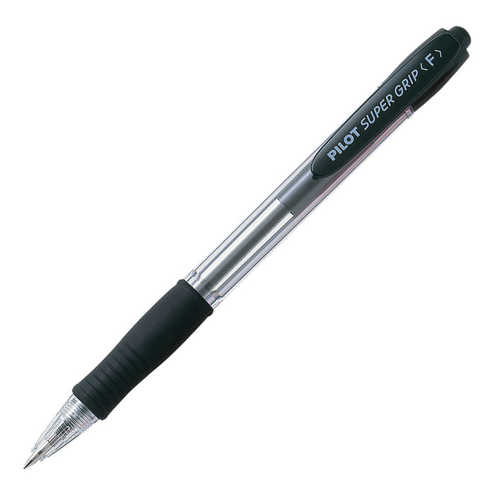 Pilot Super Grip Ballpoint Pen Fine 0.7mm Black Ink BPGP-10R
