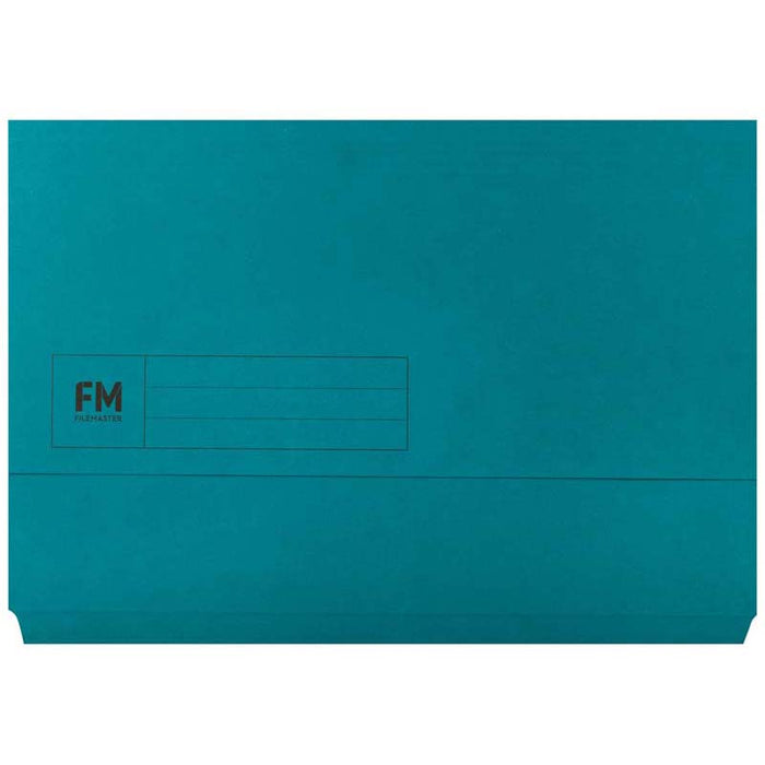 Document Wallet Fm Foolscap Blue