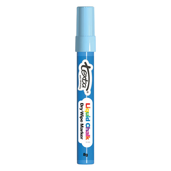 TEXTA LIQUID CHALK MARKER DRY WIPE BLUE