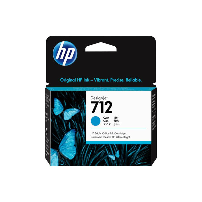 HP #712 29ml  Cyan Cartridge 3ED67A