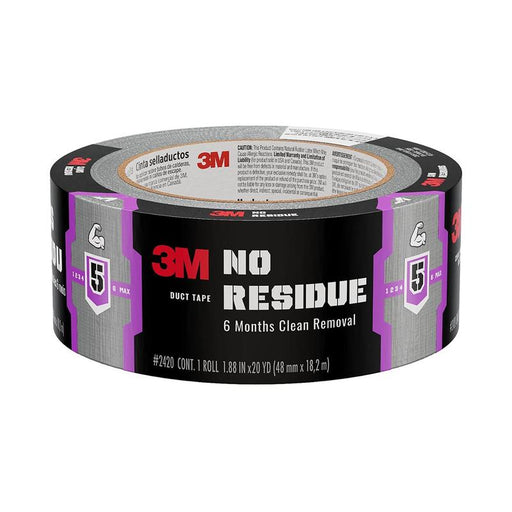 3M Duct Tape No Residue 2420 48mm x 18.2m 11291_1