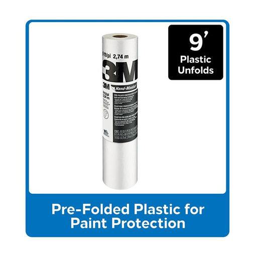 3M Hand-Masker Pre-folder Contractors Plastic CP9 2743mm x 27m 11230_2