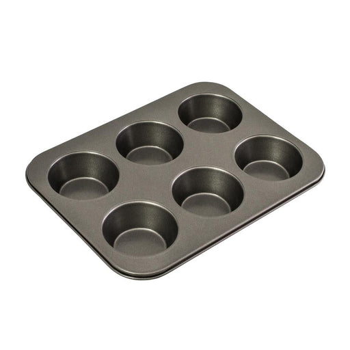 Bakemaster 6 Cup Large Muffin Pan, 35 X 26Cm/9 X 4Cm - Non-Stick 1