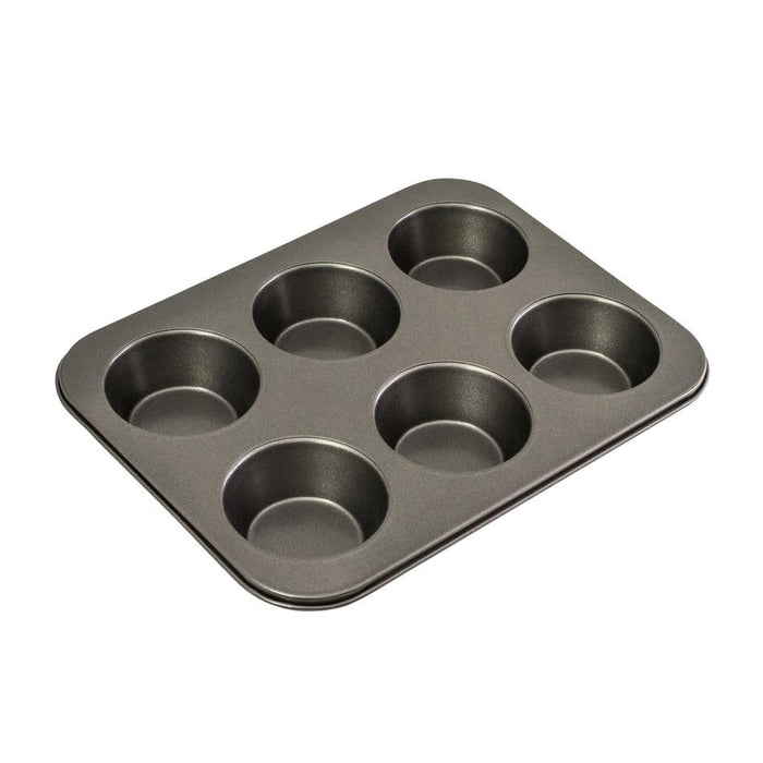 Bakemaster 6 Cup Large Muffin Pan, 35 X 26Cm/9 X 4Cm - Non-Stick 1