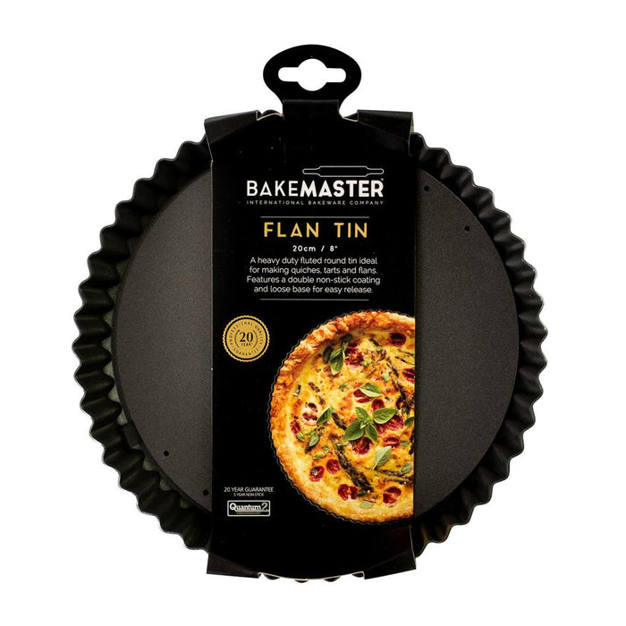 Bakemaster Loose Base Rnd Flan/Quiche Pan, 20Ø X 3.5Cm - Non-Stick 3