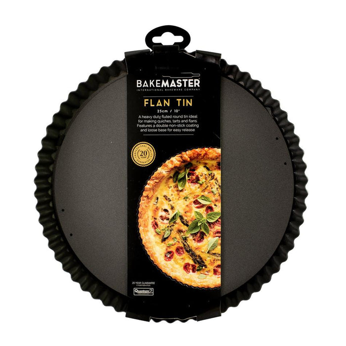 Bakemaster Loose Base Rnd Flan/Quiche Pan, 25Ø X 3.5Cm - Non-Stick 3