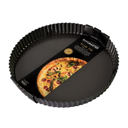 Bakemaster Loose Base Rnd Flan/Quiche Pan, 30Ø X 3.5Cm - Non-Stick 2