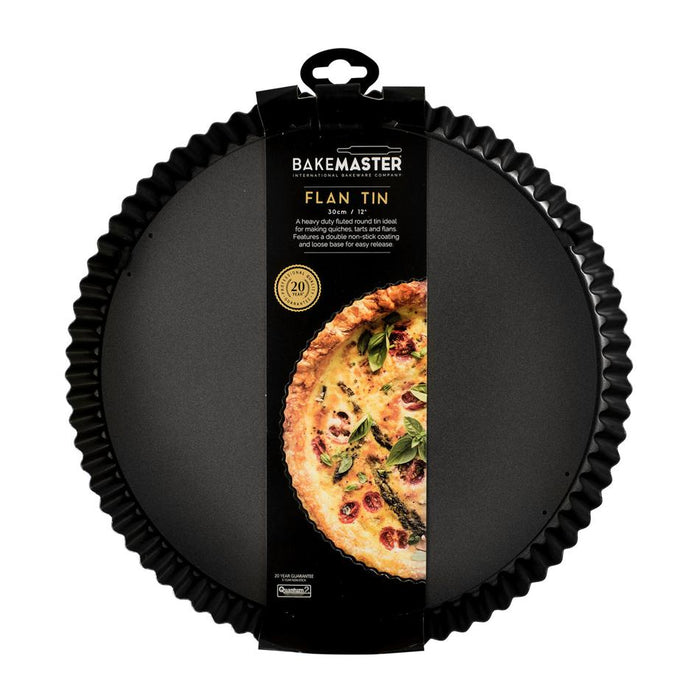 Bakemaster Loose Base Rnd Flan/Quiche Pan, 30Ø X 3.5Cm - Non-Stick 3