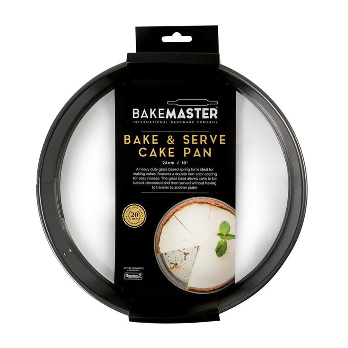 Bakemaster Springform Rnd Cake Pan With Glass Base, 26Ø X 7Cm - Non-Stick 40055 3