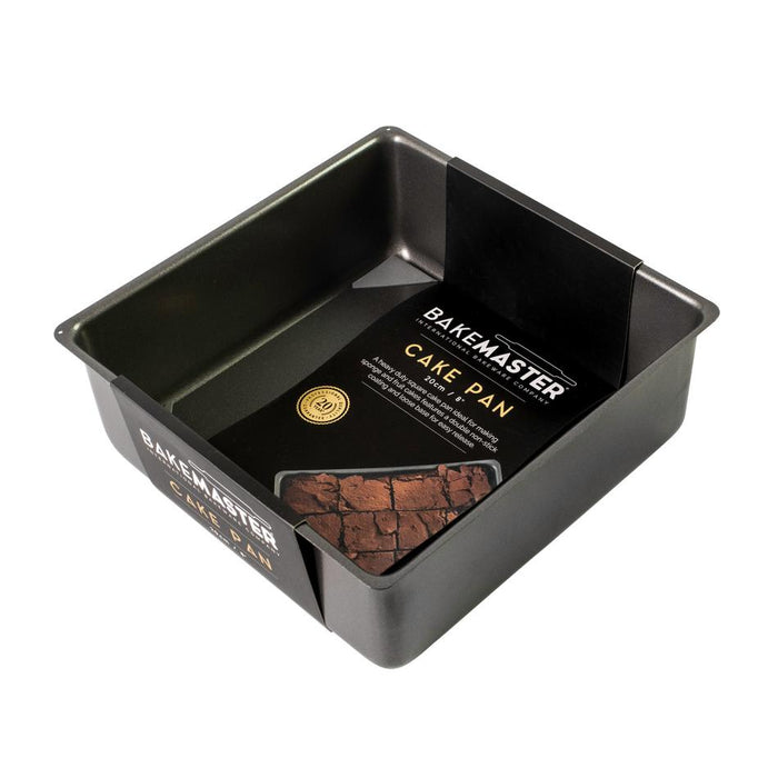 Bakemaster Loose Base Sq Deep Cake Pan, 20 X 20 X 7Cm - Non-Stick 2