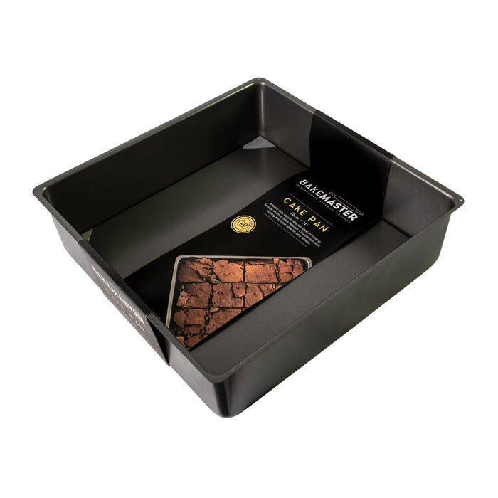 Bakemaster Loose Base Sq Deep Cake Pan, 30 X 30 X 9Cm - Non-Stick 2