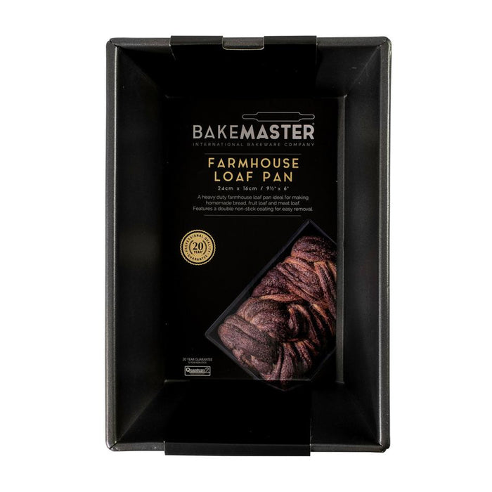 Bakemaster Farmhouse Loaf Pan, 24 X 16 X 12Cm - Non-Stick 40072 3