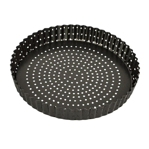 Bakemaster Perfect Crust Loose Base Quiche Pan, 23Ø X 3.5Cm - Non-Stick 40102 1